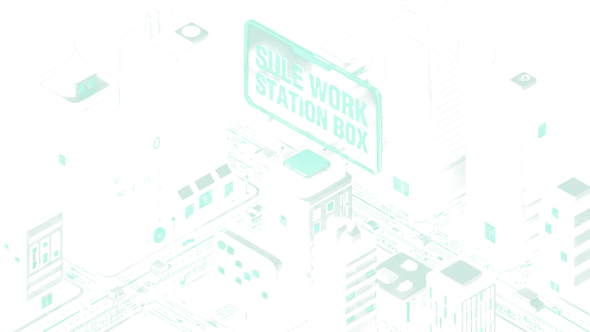 Sule Workstation Box Neon